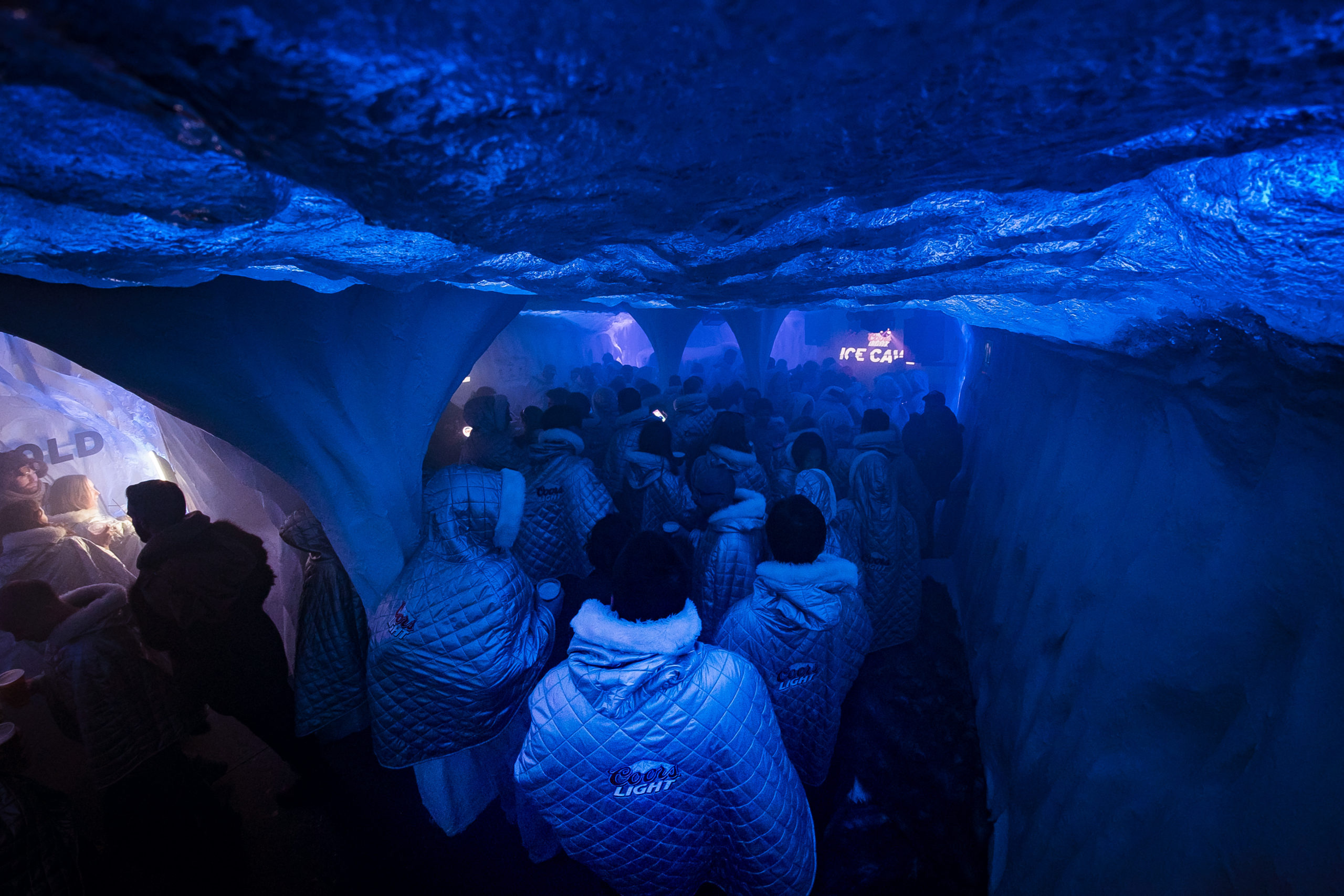Ice cave rave experiential activation 5